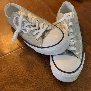 Silver Converse Allstars